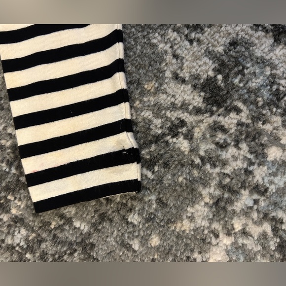 BCBG MAXAZRIA Black White Striped Dress Size 0 - Picture 8 of 12